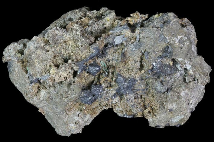 Natural, Native Silver and Acanthite in Matrix - Morocco #69546